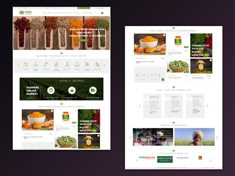 SATVYK eCommerce Website thumb