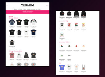 THE BLOOM e-commerce Shop Website Thumb